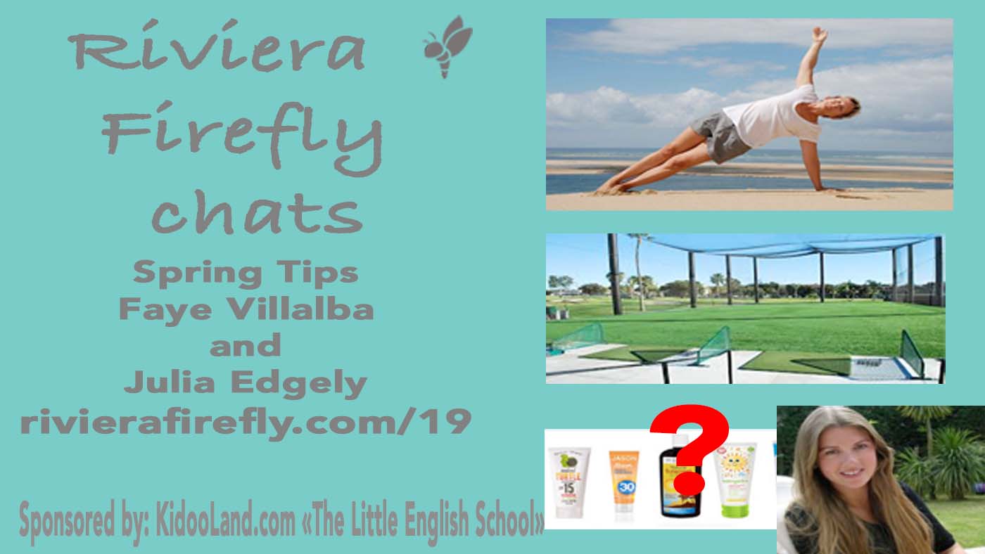 19: Spring Tips Getting ready for summer easy changes to make, Sunscreen, Golf